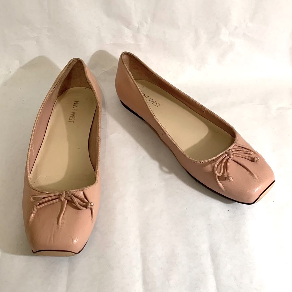 Nine West Ballet Flats Square Toe